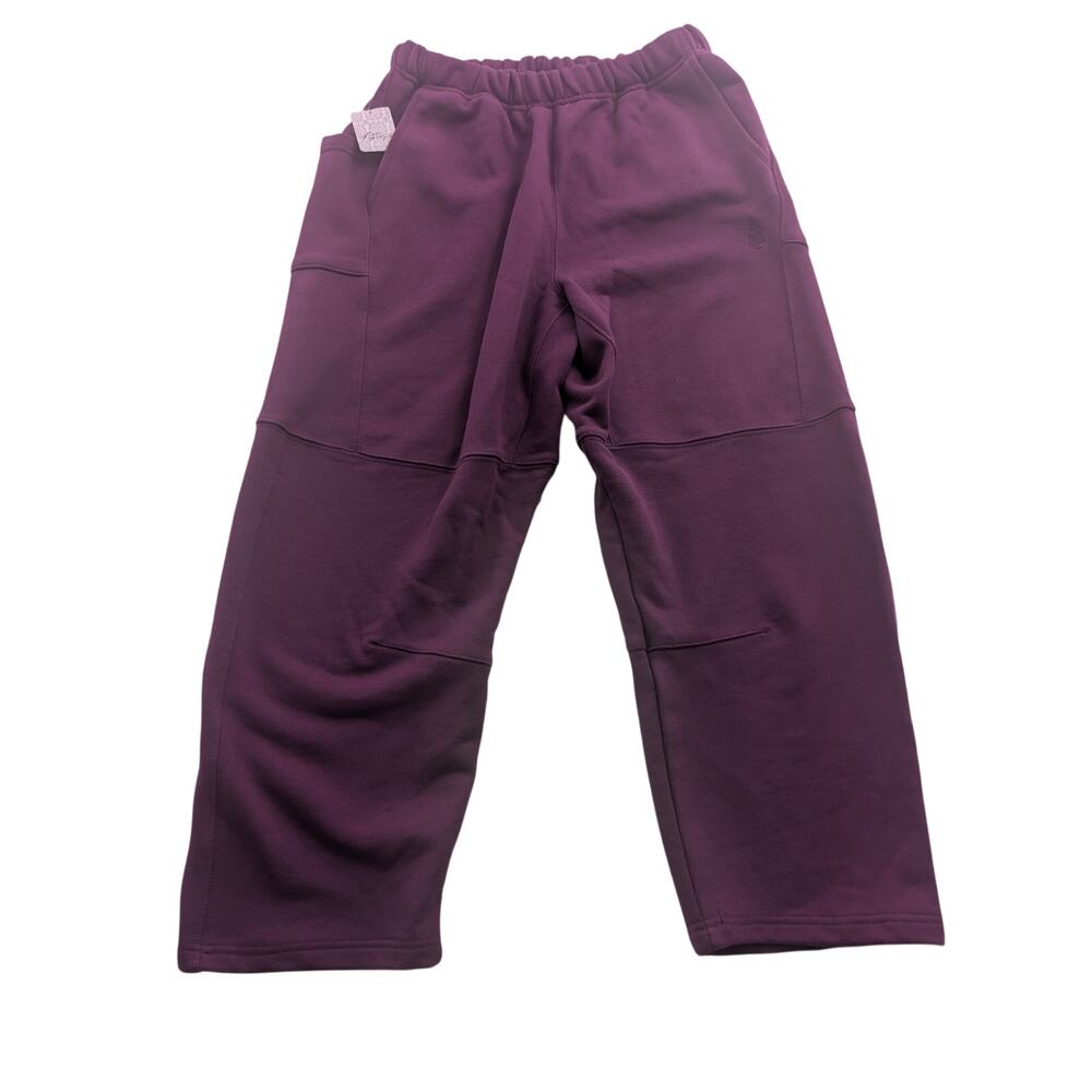 Free People FP Movement Womens Small Top Score Barrel Pants Deep Mulberry Jogger